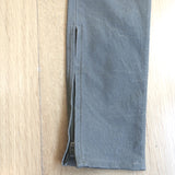 J Brand L8001 Leather Skinny Pants Grey Rock Size 25