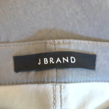 J Brand L8001 Leather Skinny Pants Grey Rock Size 25