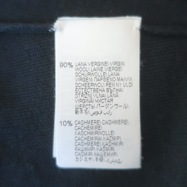 Brunello Cucinelli Cashmere Monili-Striped Dolman Sweater Charcoal Size Medium