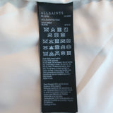 AllSaints Dalby Leather Biker Jacket Pale Pink Size US 4