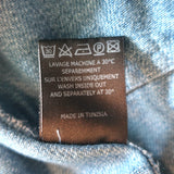 Isabel Marant Etoile Oriane Denim Mini Dress Blue Size 36 Short Sleeve Shift NEW