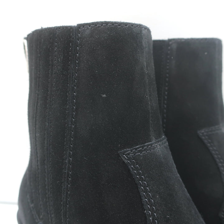 Rag &amp; Bone Dart western ankle boots in black suede, size 36 — authentic pre-owned, like-new