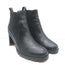 Christian Louboutin Marchacroche Chelsea Boots Black Leather Size 40