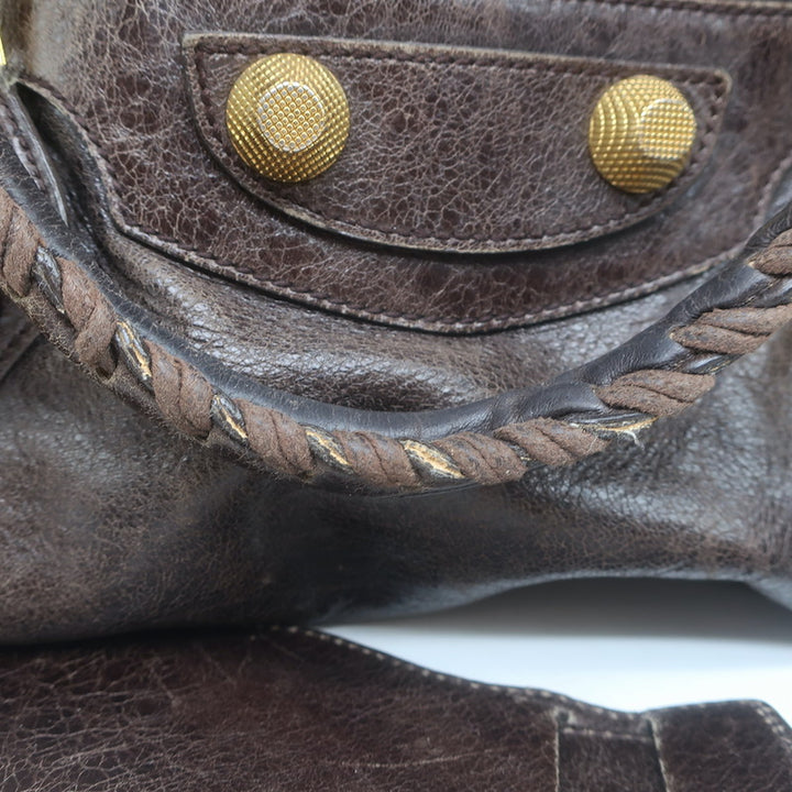 Balenciaga Giant 21 City Bag Truffle Brown Chevre Leather
