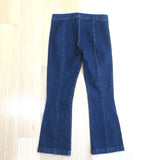 The Row Seeton Stretch Denim Flared Leggings Dark Blue Size Extra Small