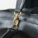 Chanel 2008 Cerf Executive Shopper Tote Black Caviar Leather Medium Shoulder Bag