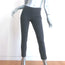 Brunello Cucinelli Side Zip Slim Fit Pants Gray Stretch Cotton Size US 2