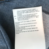 Dsquared2 Lilou Ruffled Paint-Splattered Denim Shirt Dark Blue Size 38