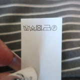 Brunello Cucinelli Monili-Collar Striped Button Down Top Gray/White Size Medium