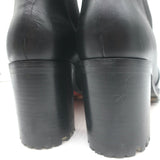 Christian Louboutin Marchacroche Chelsea Boots Black Leather Size 40