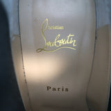 Christian Louboutin Marchacroche Chelsea Boots Black Leather Size 40