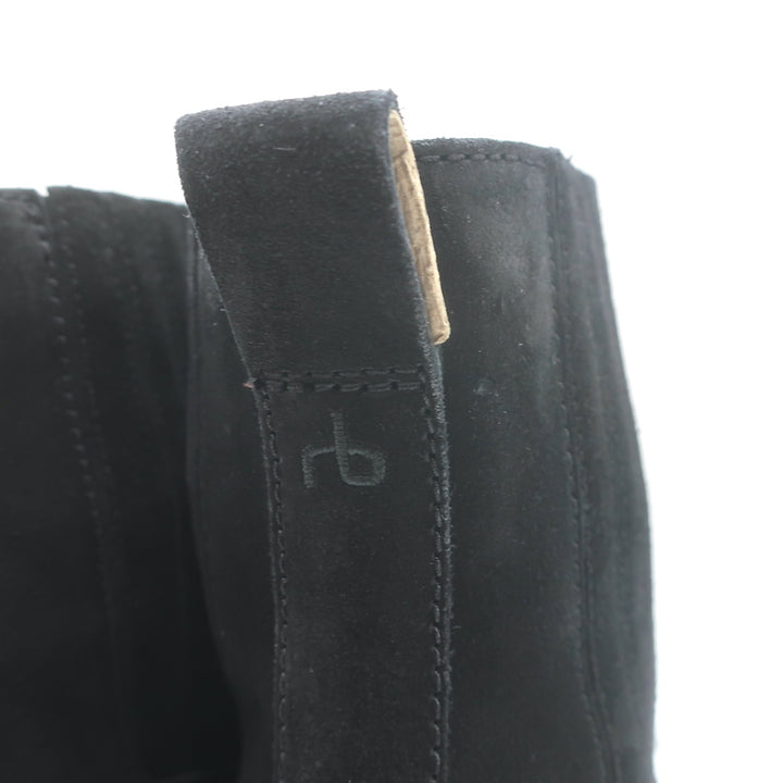 Rag &amp; Bone Dart Western ankle boots in black suede, size 36 — new without box, authentic luxury designer footwear