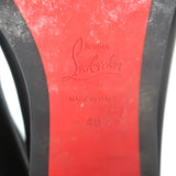 Christian Louboutin Marchacroche Chelsea Boots Black Leather Size 40