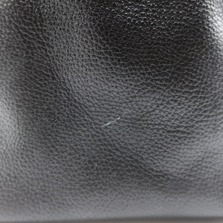 Chanel 2008 Cerf Executive Shopper Tote Black Caviar Leather Medium Shoulder Bag