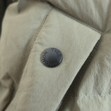 Yves Salomon ARMY Convertible Down Puffer Coat Green Size 38 Hooded Vest NEW