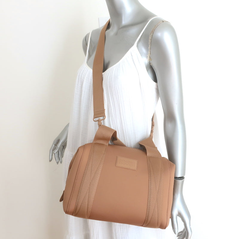 Dagne Dover Small Landon Carryall Bag Camel Neoprene NEW