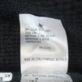 Thom Browne 4-Bar Waffle Knit Raglan Sweatshirt Charcoal Cotton Size 4