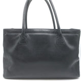 Chanel 2008 Cerf Executive Shopper Tote Black Caviar Leather Medium Shoulder Bag