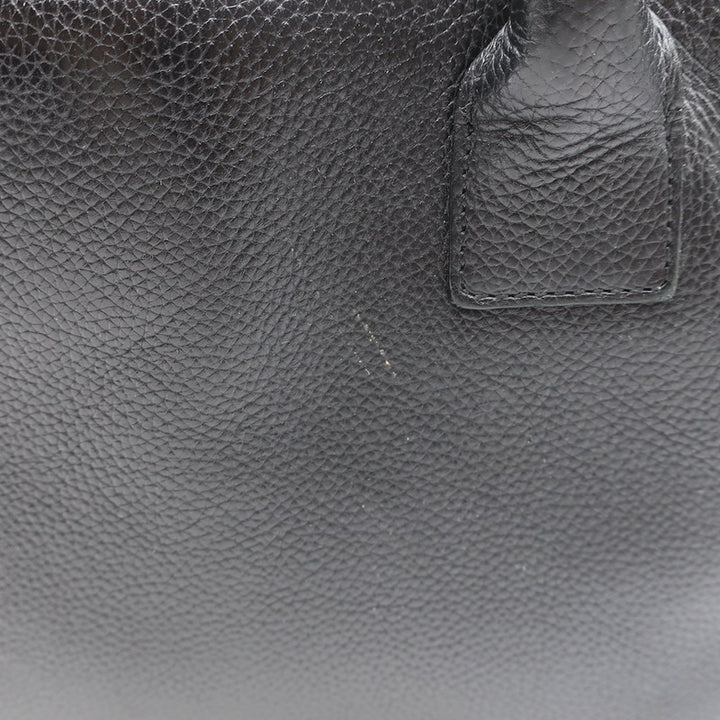 Chanel 2008 Cerf Executive Shopper Tote Black Caviar Leather Medium Shoulder Bag