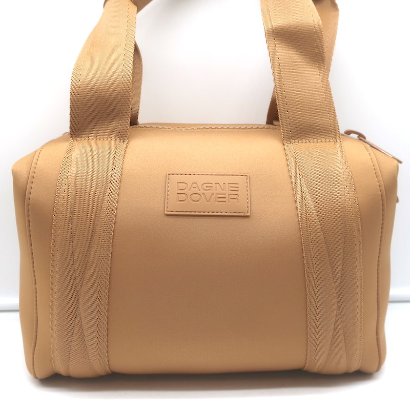 Dagne Dover Small Landon Carryall Bag Camel Neoprene NEW