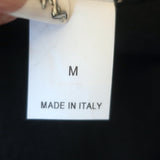 Brunello Cucinelli Cashmere Monili-Insert Short Sleeve Sweater Black Size Medium