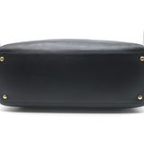 Chanel 2008 Cerf Executive Shopper Tote Black Caviar Leather Medium Shoulder Bag