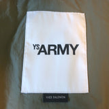 Yves Salomon ARMY Convertible Down Puffer Coat Green Size 38 Hooded Vest NEW