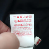 Marni Asymmetric Ruffled-Back Tee Black Cotton Jersey Size 44 Short Sleeve Top