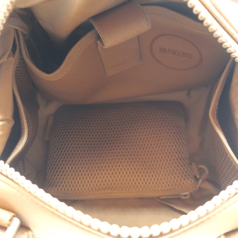Dagne Dover Small Landon Carryall Bag Camel Neoprene NEW