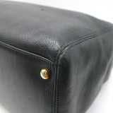 Chanel 2008 Cerf Executive Shopper Tote Black Caviar Leather Medium Shoulder Bag