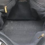 Chanel 2008 Cerf Executive Shopper Tote Black Caviar Leather Medium Shoulder Bag