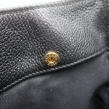 Chanel 2008 Cerf Executive Shopper Tote Black Caviar Leather Medium Shoulder Bag