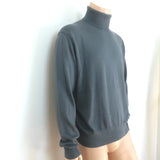 Tom Ford Turtleneck Sweater Teal Silk-Wool Size 54