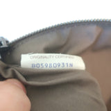 Bottega Veneta Medium Intrecciato Pouch Silver Metallic Leather Flat Clutch