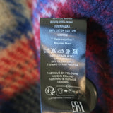 Isabel Marant Etoile Gabriel Plaid Coat Red/Blue Wool-Blend Size 34