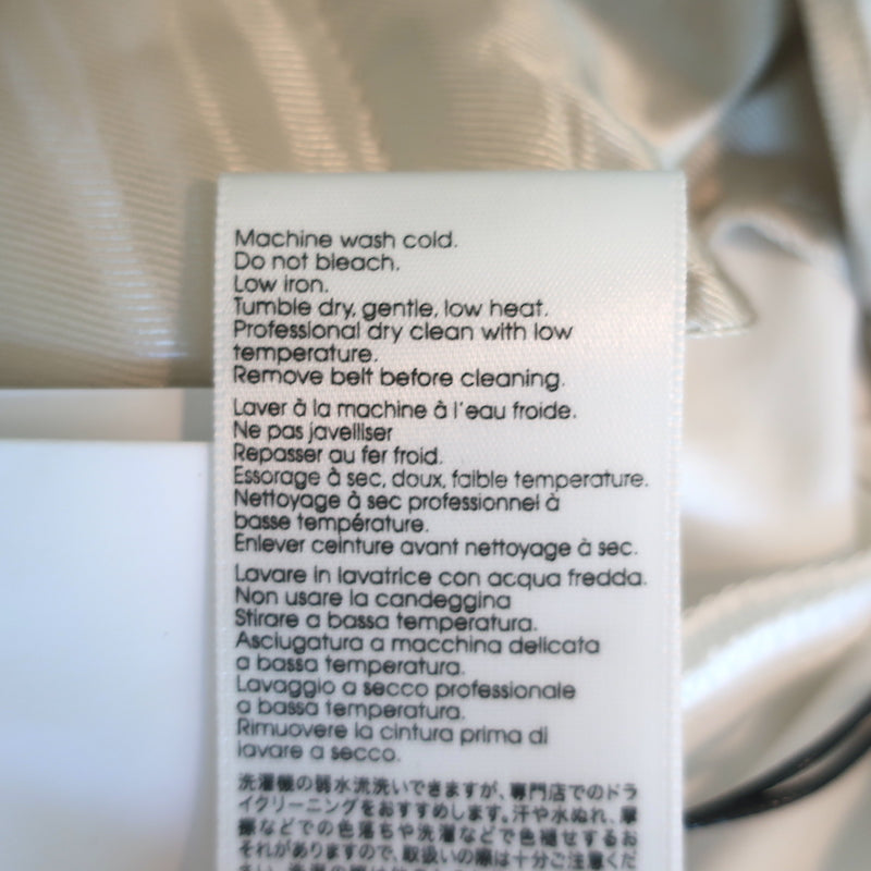 3.1 Phillip Lim Origami Pleated Shorts White Stretch Cotton Size 0 NEW