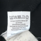 Faith Connexion Embellished Ruffled Sweatshirt Dress Black Cotton Size Small