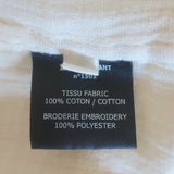 Isabel Marant Etoile Viola Long Sleeve Dress Ecru Embroidered Cotton Size 34 NEW