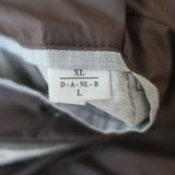 Brunello Cucinelli Hooded Puffer Coat Brown Wool-Cashmere Size Extra Large