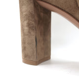 Gianvito Rossi Piper 85 Pointed Toe Ankle Boots Beige Suede Size 40