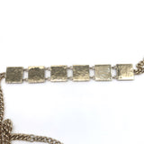 Chanel B22 Enamel Logo CC Chain Belt Gold/Black 35"