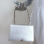 Judith Leiber Mini Evening Bag Silver & Gold Metallic Polka Dot Leather