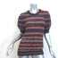 Ulla Johnson Elara Puff Sleeve Striped Knit Top Multicolor Size Medium