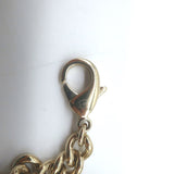 Chanel B22 Enamel Logo CC Chain Belt Gold/Black 35"