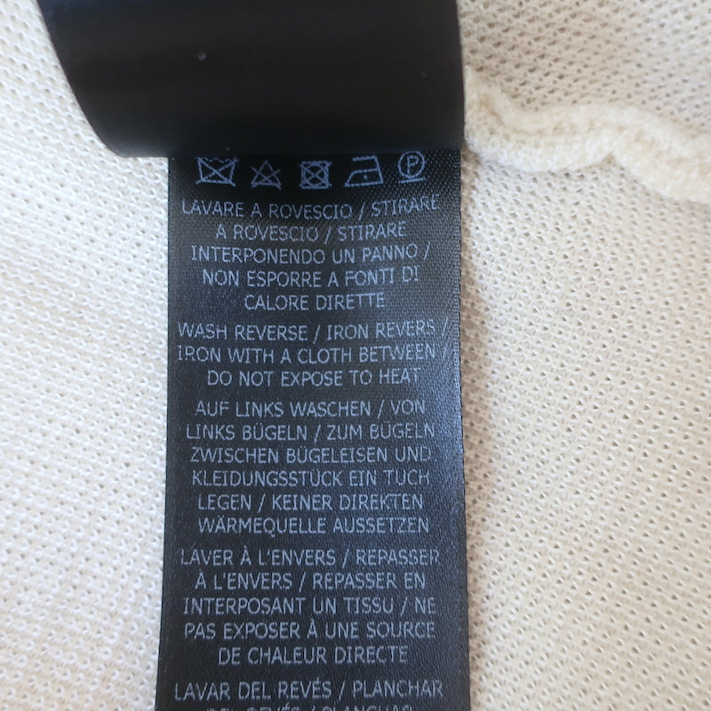 Tom Ford Crewneck Sweater Cream Wool-Silk Size 54