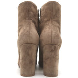 Gianvito Rossi Piper 85 Pointed Toe Ankle Boots Beige Suede Size 40