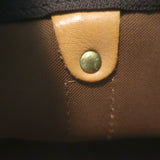 Louis Vuitton Monogram Keepall 60 Duffle Bag Brown Leather-Trim Canvas