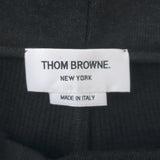 Thom Browne 4-Bar Waffle Knit Joggers Charcoal Cotton Size 3