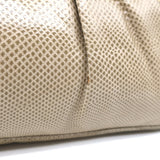 Judith Leiber Lizard Clutch Beige Small Chain Strap Crossbody Bag