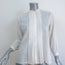 Nili Lotan Estelle Button-Up Blouse Cream Size Extra Small 3/4 Sleeve Top NEW